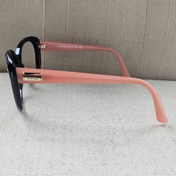 Kate Spade Women Eyeglasses Angelique Dark Havana/Pink Cat Eye Frame only - Picture 10 of 16
